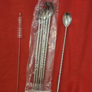 قاشق نی دار ۶ عدد+ فرچه مخصوص